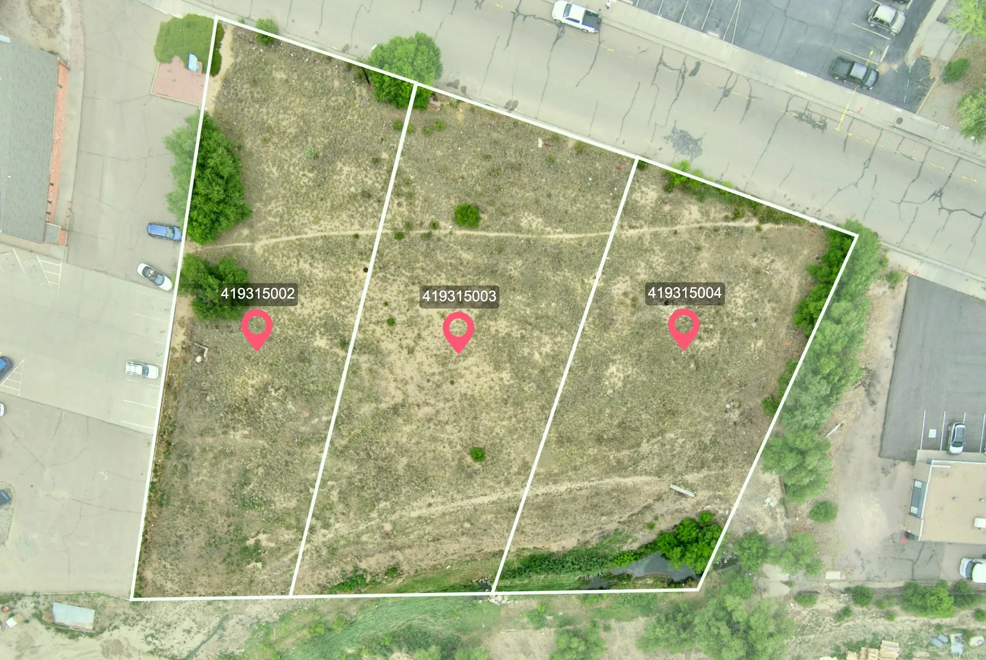 Real estate photograph 2 of 612 Hunter Drive vacant land, Colorado Springs