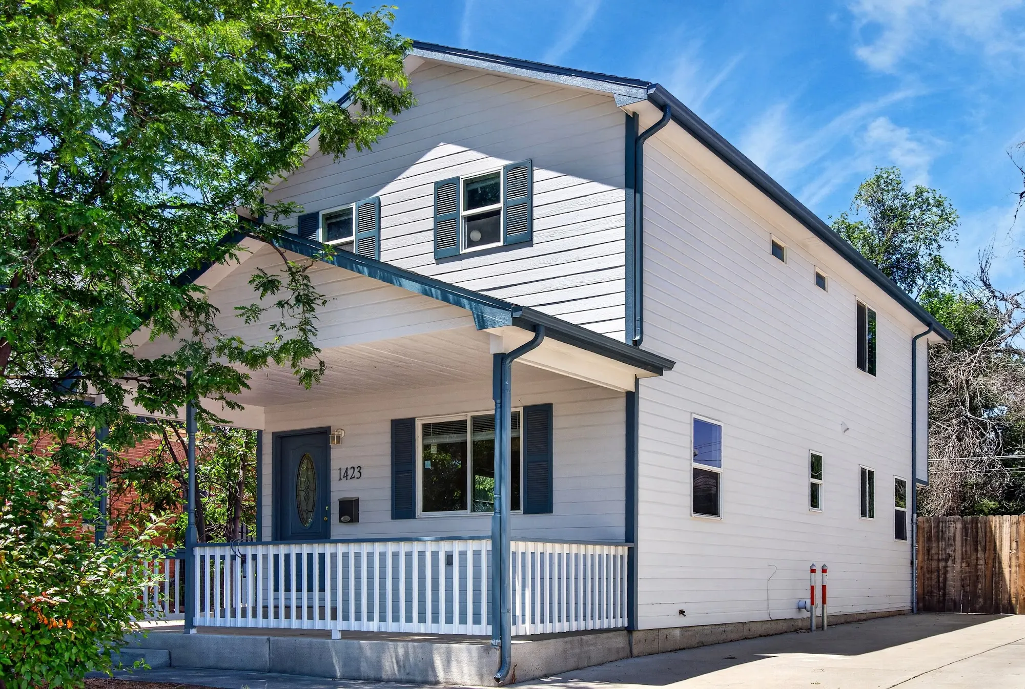 HDR exterior photograph of 1423 Palmer Ave, Colorado Springs
