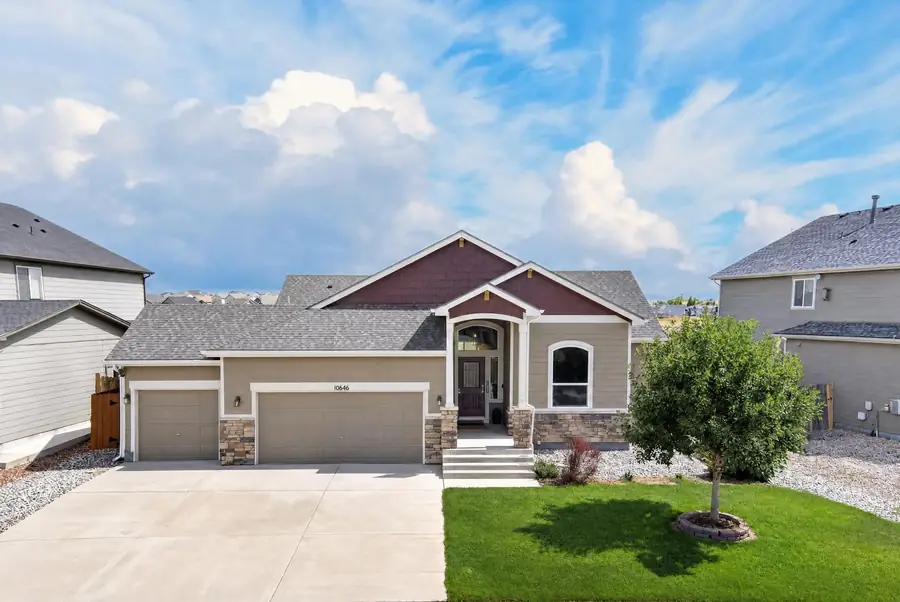 HDR exterior photograph of 10646 Abrams Dr, Colorado Springs