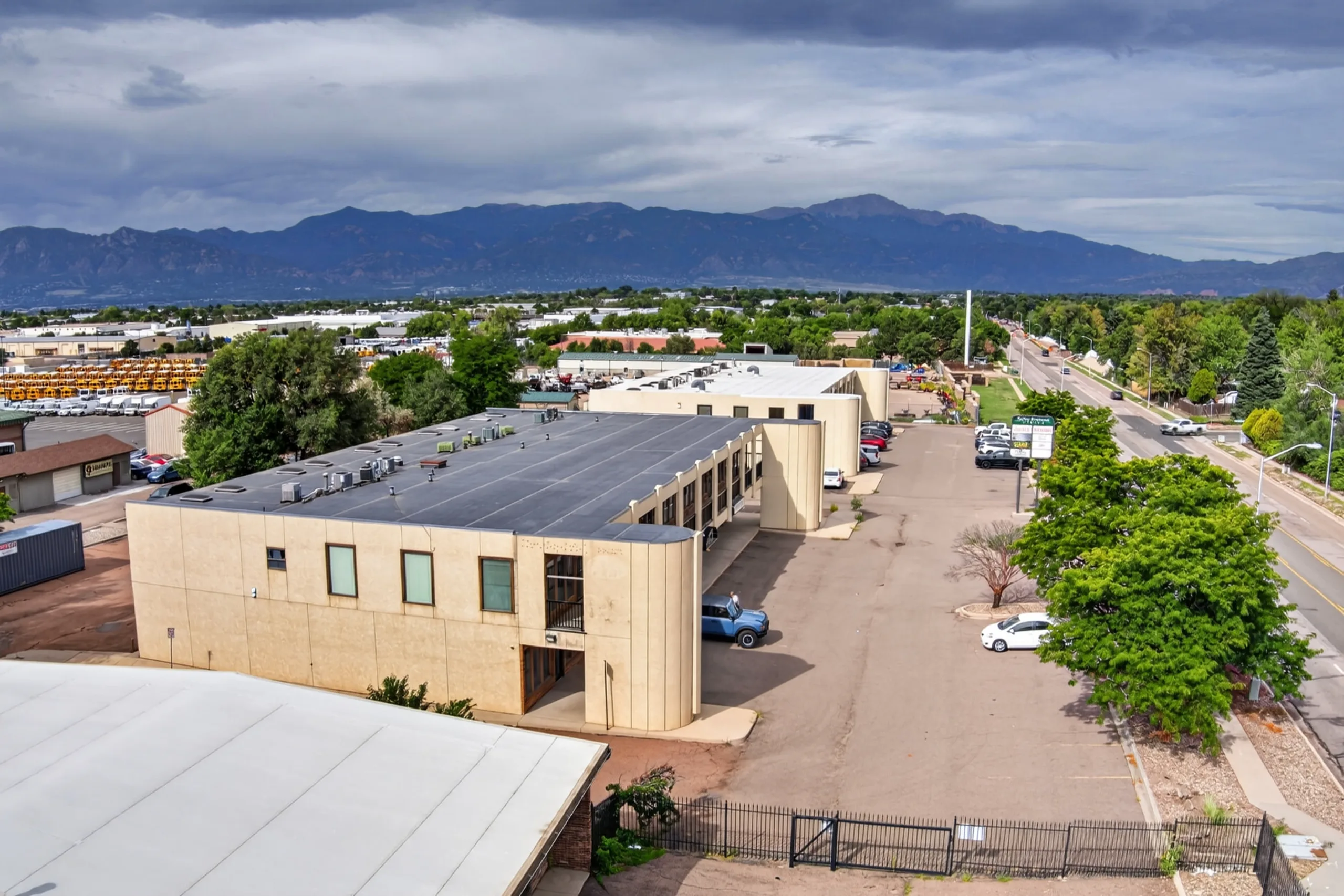 HDR exterior photograph of 5265 Galley Rd, Colorado Springs
